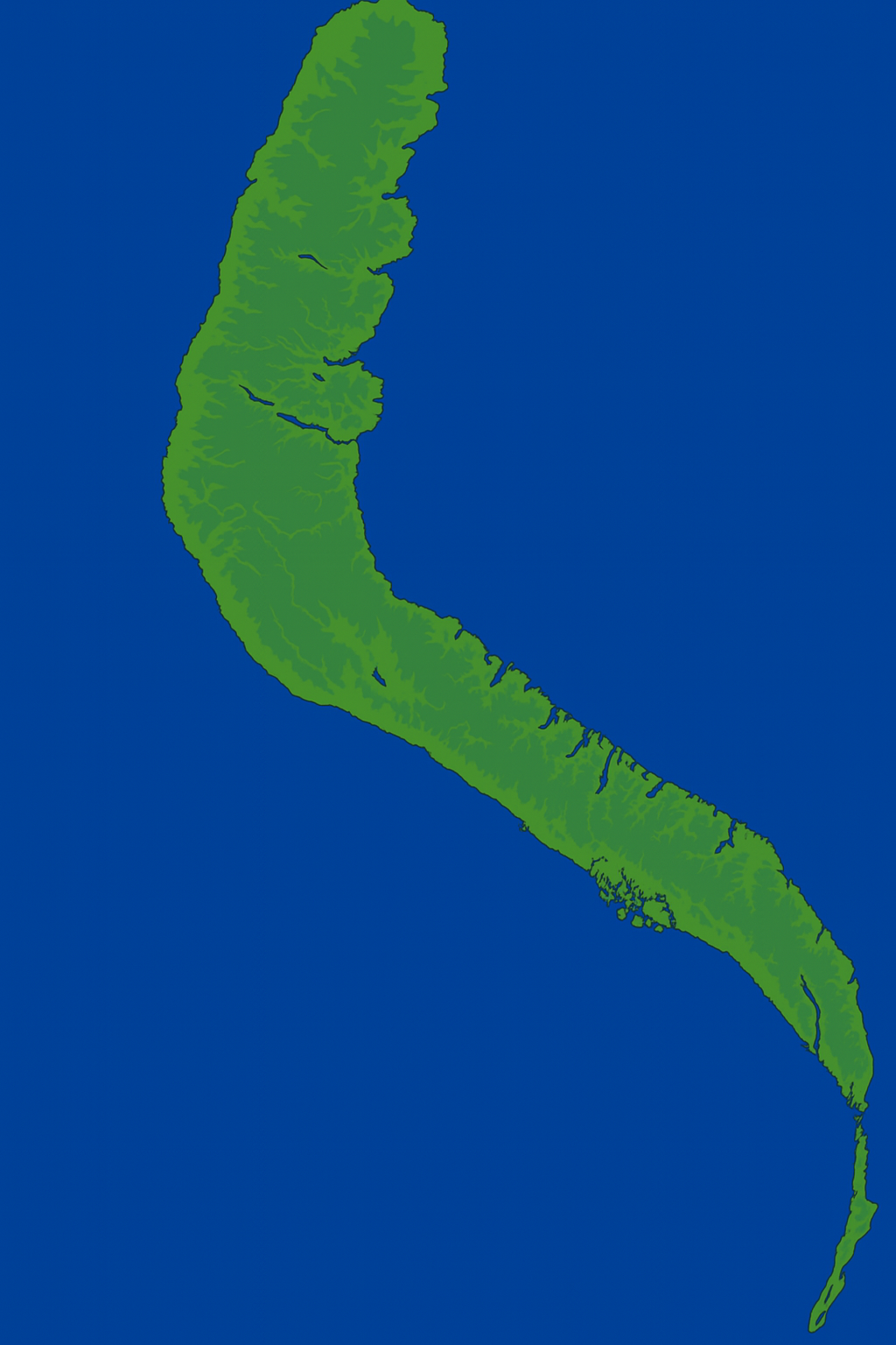 Карта острова Уфу